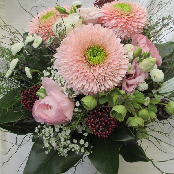 Blumenstrauss mit rosa Germini