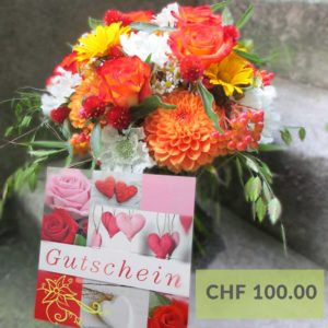 Blumen-Gutschein von Blueme & Gschänk Chäller