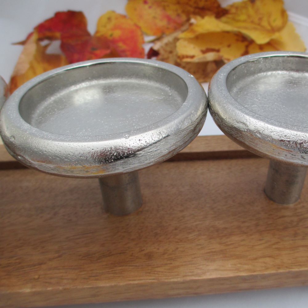 Einzigartiger, sehr hochwertiger Kerzenständer mit Hirschen – Bild 3