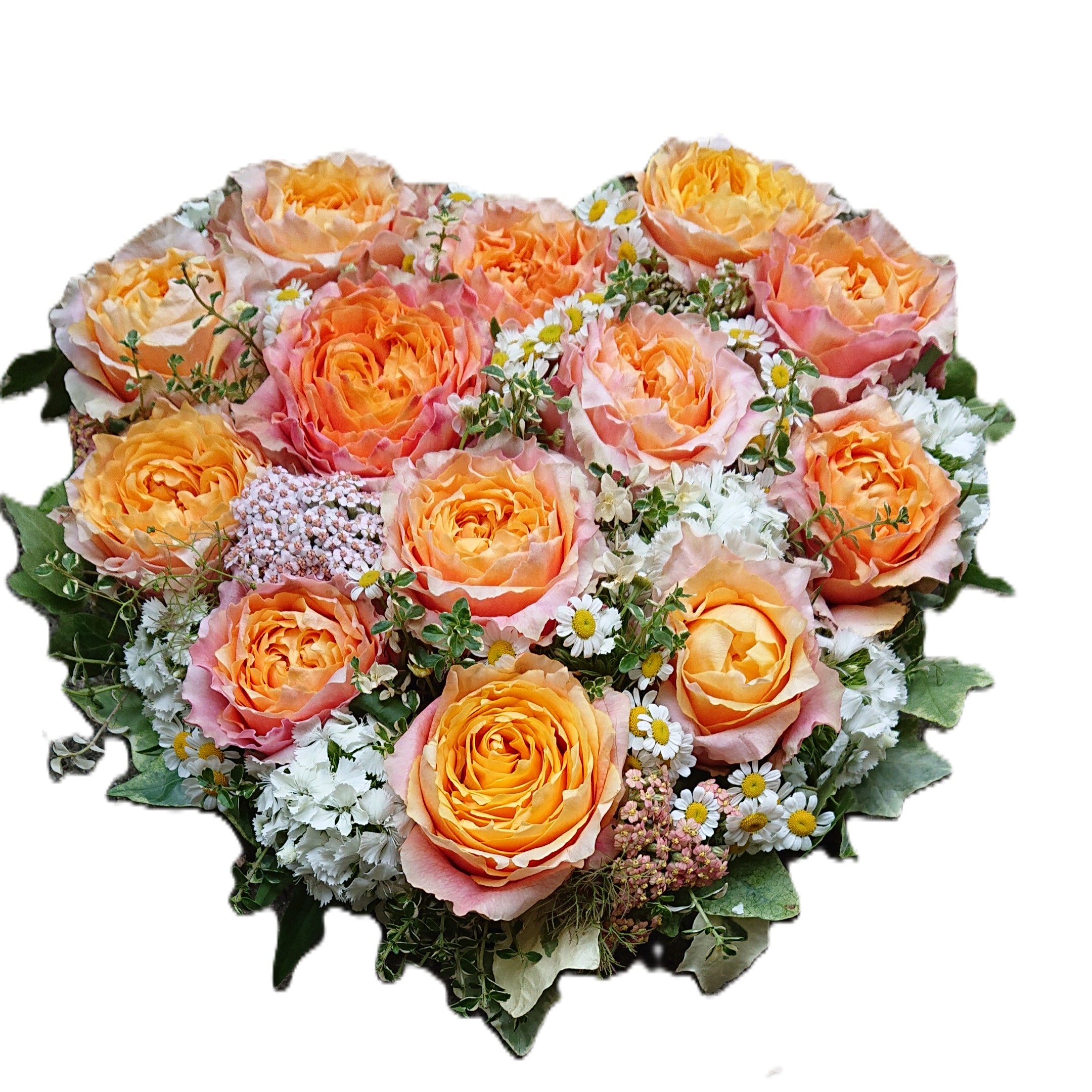 Das traumhafte Herz mit kleinen Rosen zum besonderen Tag – Bild 3