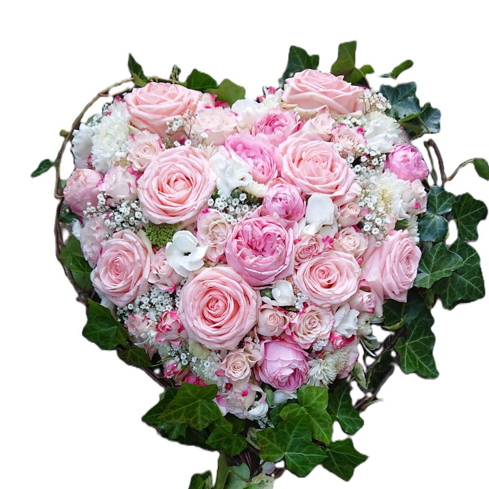 Das traumhafte Herz mit kleinen Rosen zum besonderen Tag – Bild 4