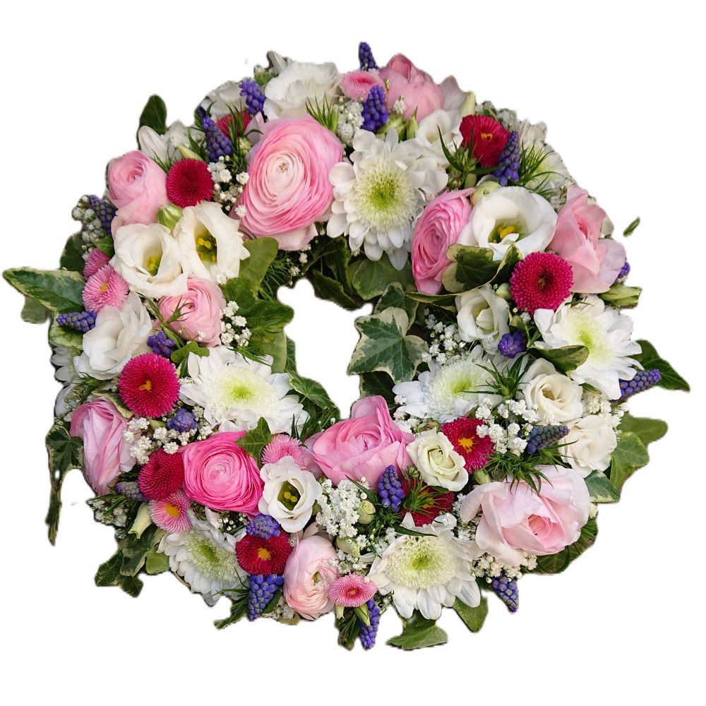 Das wunderhübsche Blumen-Kränzchen aus gemischten Blüten – Bild 2